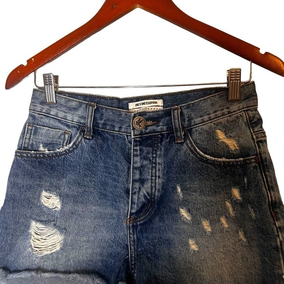 One Teaspoon High Waisted Bonita Shorts - Picture 5 of 12